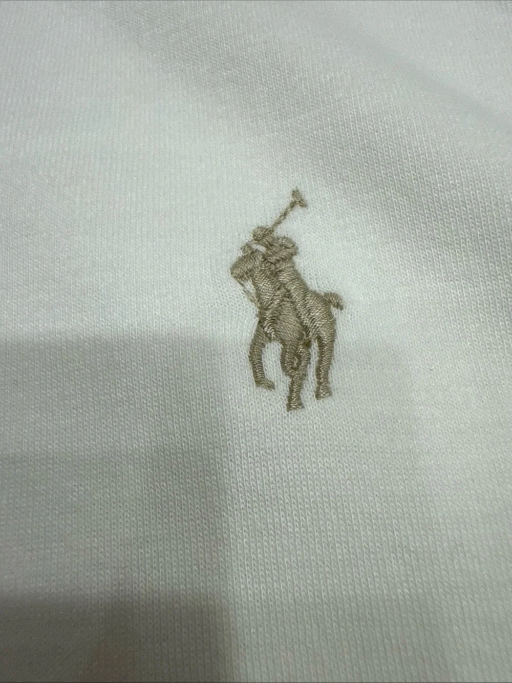 Polo by Ralph Lauren Off White Men's 1/4 Zip Pullover